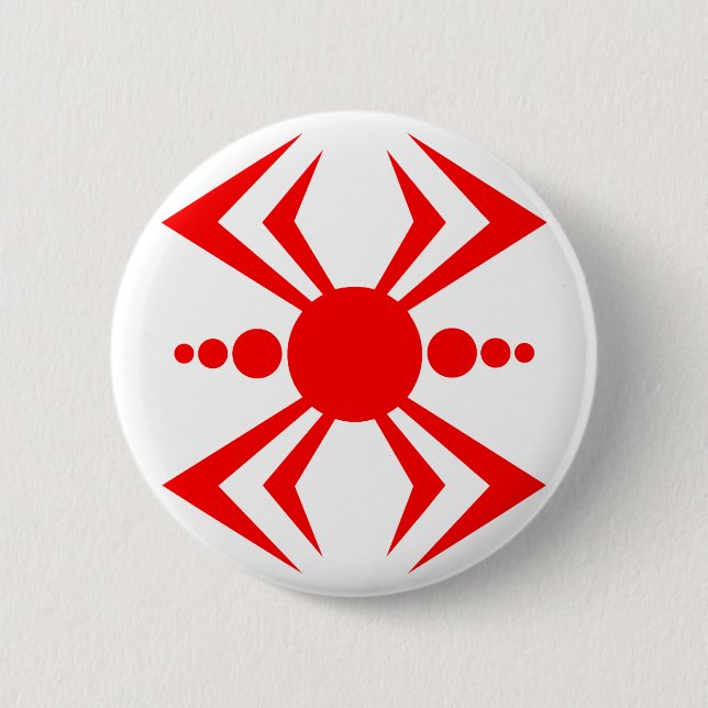 Japanese Spider 2 Inch Round Button (Front)