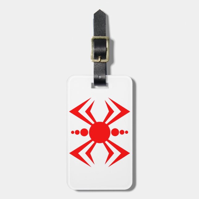 Japanese Spider Luggage Tag (Front Vertical)