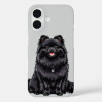Japanese Spitz Black Dog Cute Puppy Pet Lover