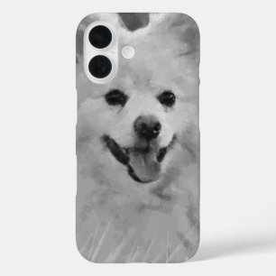 Japanese Spitz iPhone 16 Case