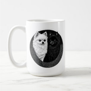 Japanese spitz dog coffee mug