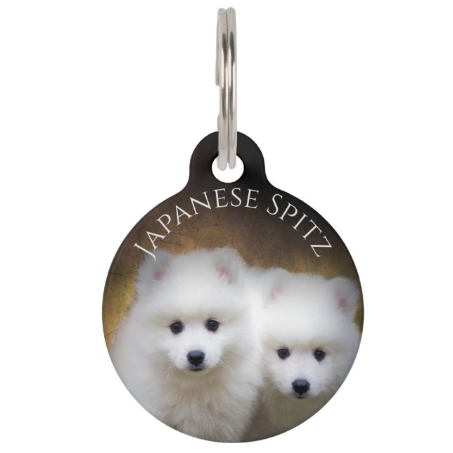 Japanese Spitz Pet Tag (Front)