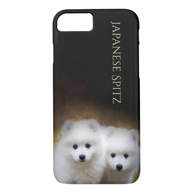 Japanese Spitz Puppies Phone case (Back)