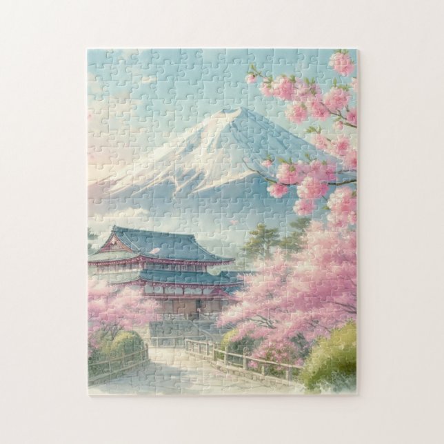 Japanese Spring – Cherry Blossoms Puzzle (Vertical)
