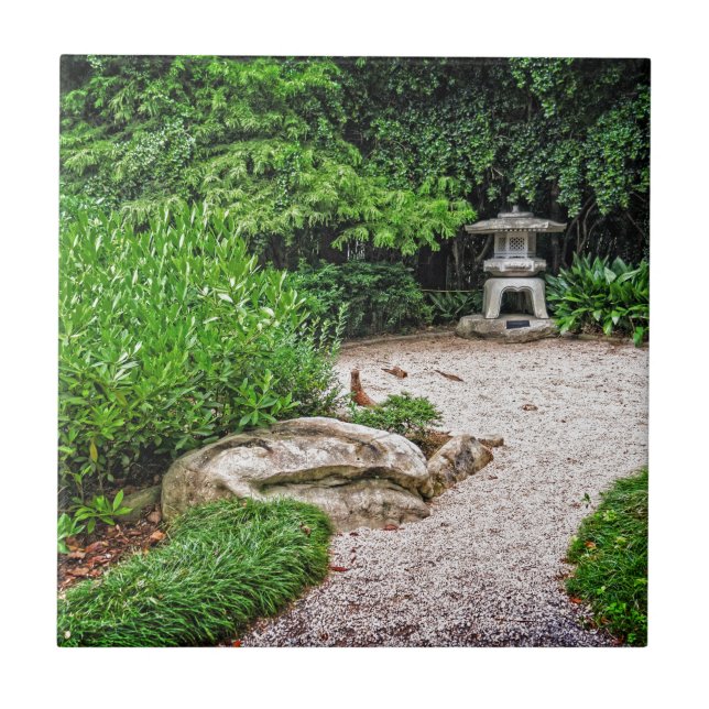 Japanese Stone Lantern Tile (Front)