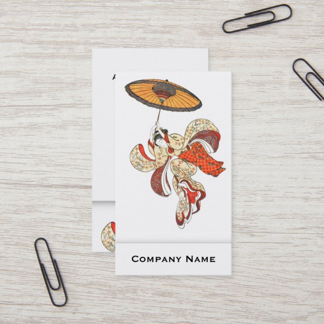 Japanese Style 10 • Elegant Business Card (Front/Back In Situ)