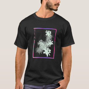 Japanese Style Aesthetic Flower Vaporwave T-Shirt