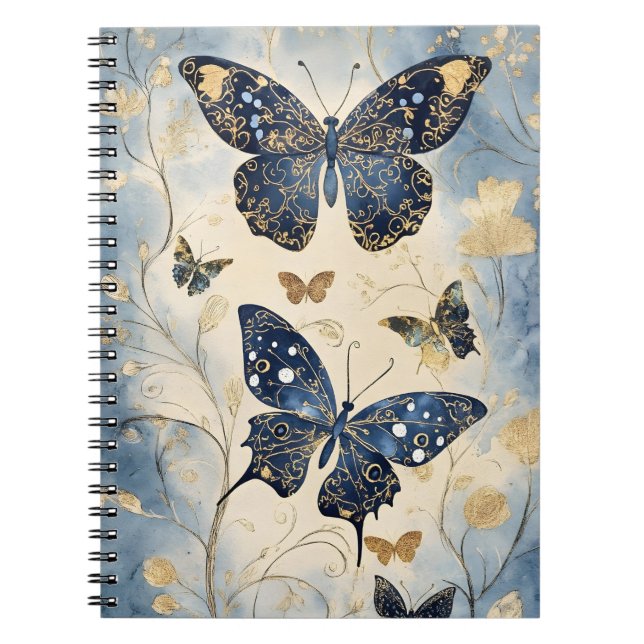 Japanese-style butterflies, notebook (Front)
