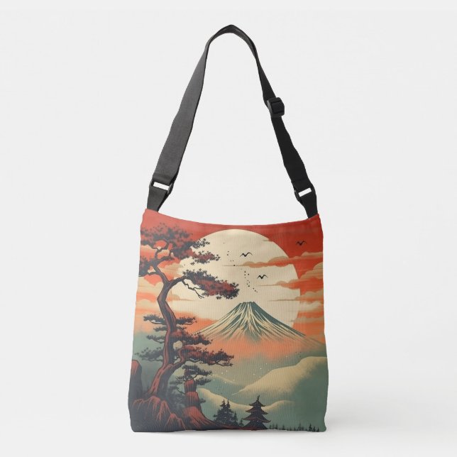 Japanese Style Collection  Crossbody Bag (Front)