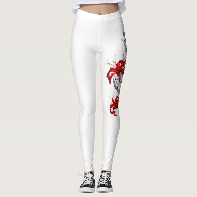 Japanese-style dragon leggings (Front)