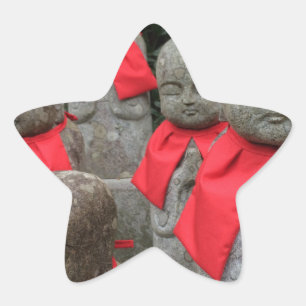 Japanese Style Guardian Deity Of Children Japan Star Sticker