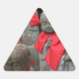 Japanese Style Guardian Deity Of Children Japan Triangle Sticker