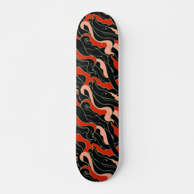 Japanese Style Illustration Skateboard (Front)