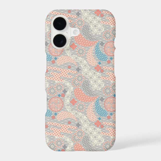 Japanese style pattern. Illustration. (Back)