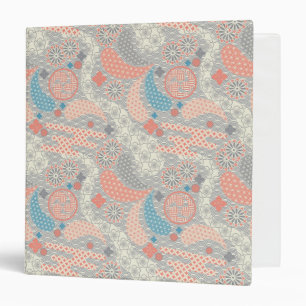 Japanese style pattern. Illustration. Binder