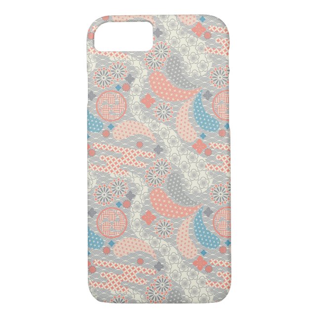Japanese style pattern. Illustration. Case-Mate iPhone Case (Back)