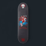 Japanese style skateboard with anagram 風 custom<br><div class="desc">A customisable skate deck in Japanese style with the anagram 風 for “Wind”. you can also personalize it with your name</div>