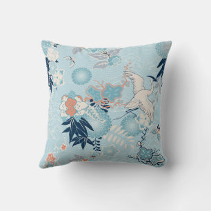 Japanese Style Throw Pillow