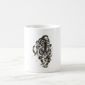 Japanese Sumi-e Tigar – Traditional Japanese Ink  Coffee Mug