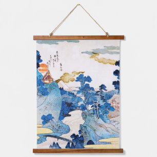 Japanese Sunrise Landscape, Kuniyoshi, Ukiyo-e Hanging Tapestry