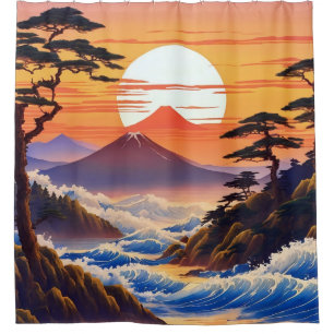 Japanese Sunrise Sunset Landscape