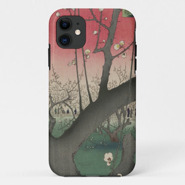 Japanese sunrise sunset plum estate trees Case-Mate iPhone case (Back)