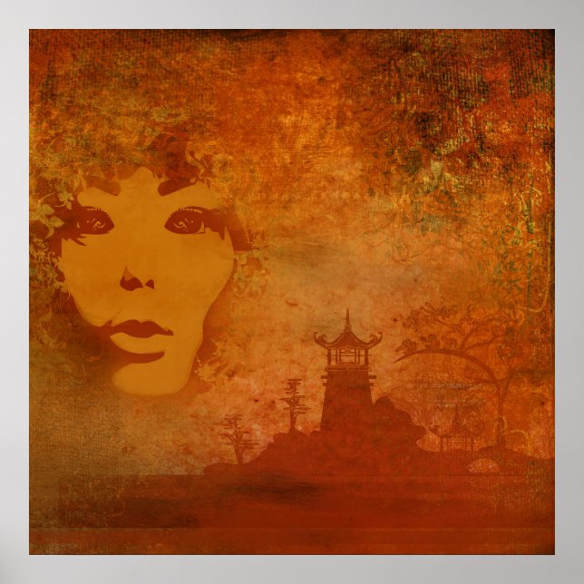 Japanese Sunset Poster (Front)