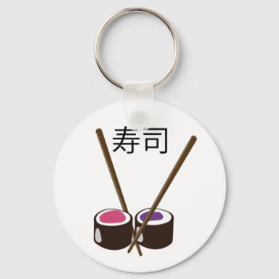 Japanese Sushi Chopsticks Keychain