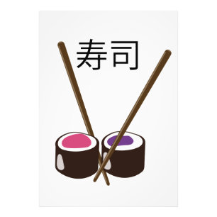 Japanese Sushi Chopsticks Photo Print