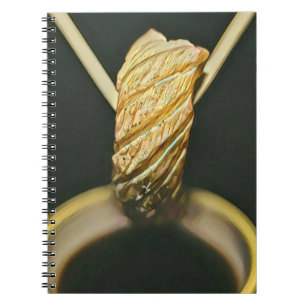 Japanese sushi lover notebook