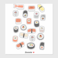Japanese Sushi Nigiri Maki Roll