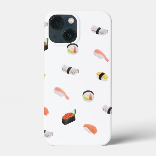 Japanese Sushi Pattern Case-Mate iPhone Case (Back)