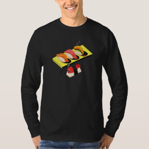 Japanese Sushi Sushi Eater Wasabi Foodie T-Shirt