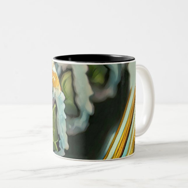 Japanese sushi Two-Tone coffee mug (Front Right)