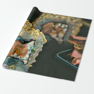 Japanese sushi wrapping paper