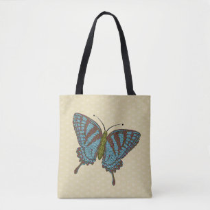 Japanese Swallowtail All-Over-Print Bag
