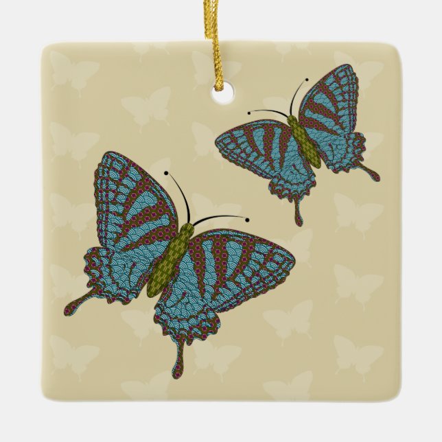 Japanese Swallowtail Ornament (Front)