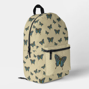 Japanese Swallowtail Printed Backpack
