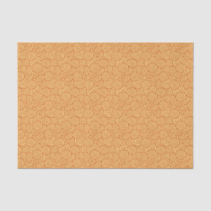 Japanese swirl pattern - mandarin & light orange tissue paper