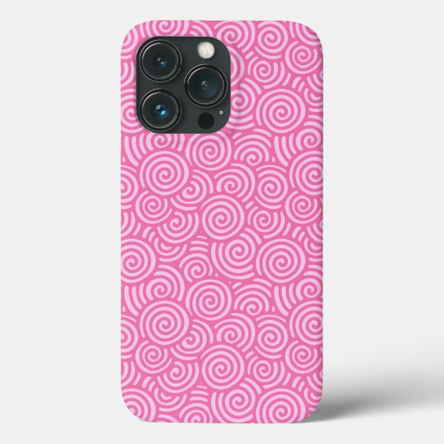 Japanese swirl pattern - soft peppermint pink Case-Mate iPhone case (Back)