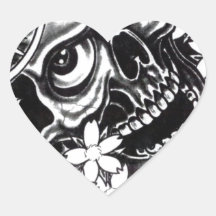 Japanese tattoo skull