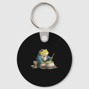 Japanese Tea Ceremony Costume For Frog And Japan L Keychain