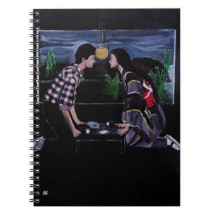 Japanese Tea Ceremony Painting by Alfred Fox Notebook