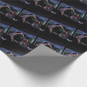 Japanese Tea Ceremony Painting by Alfred Fox Wrapping Paper