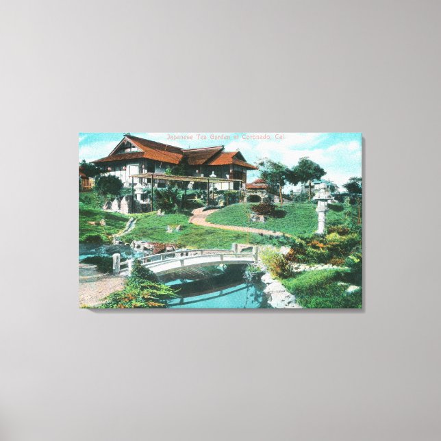 Japanese Tea Garden ViewCoronado, CA Canvas Print (Front)