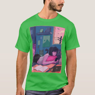 Japanese Teenage Girl Anime Manga Graphic Art Japa T-Shirt