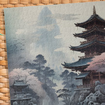 Japanese Temple Traditional Paining