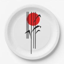 Japanese themed dinner party with Rising sun