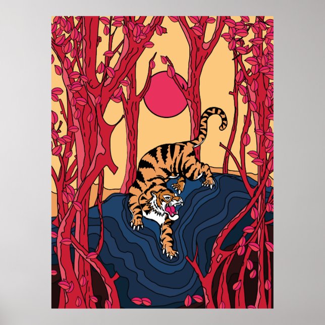 Japanese Tiger Poster (Front)