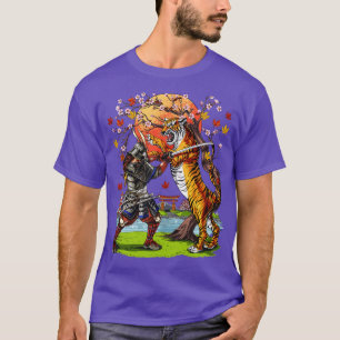 Japanese Tiger Samurai Warrior T-Shirt
